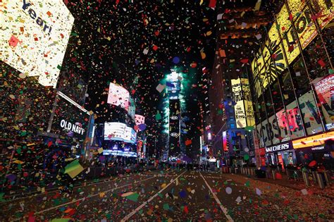 Relive the festivities of New Year's Eve 2022 in the video player above. See the ball drop, the confetti, the fireworks and the crowd in Times Square.